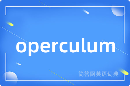 operculum