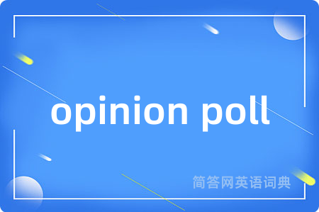 opinion poll
