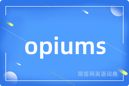 opiums