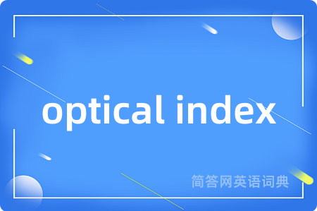 optical index