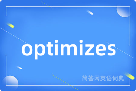 optimizes