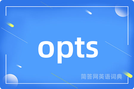 opts