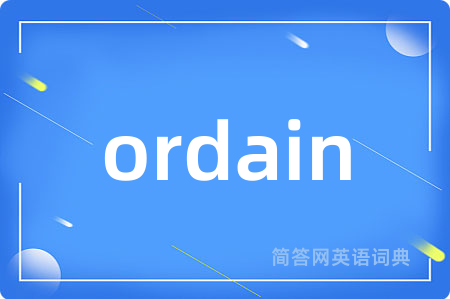 ordain