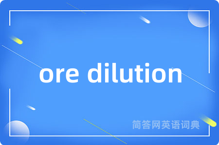 ore dilution