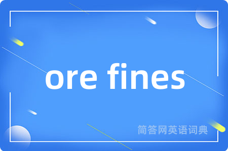 ore fines