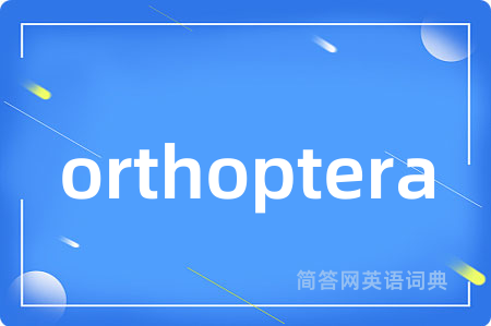 orthoptera