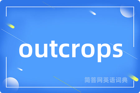 outcrops