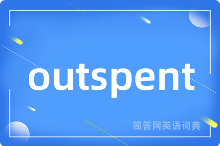 outspent