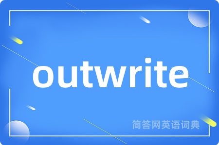 outwrite