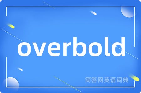 overbold