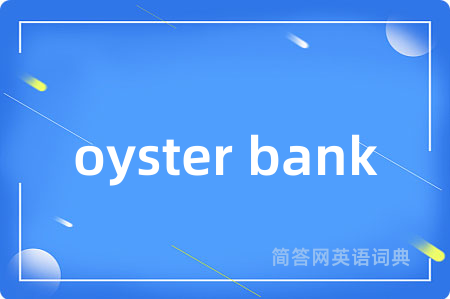oyster bank