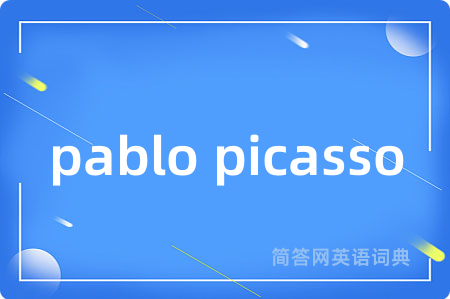 pablo picasso