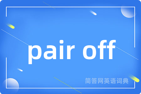 pair off