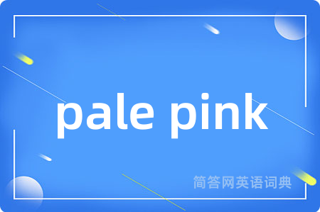 pale pink