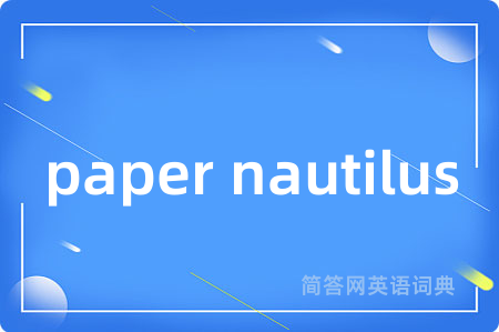paper nautilus