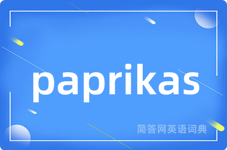 paprikas