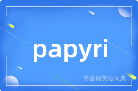 papyri