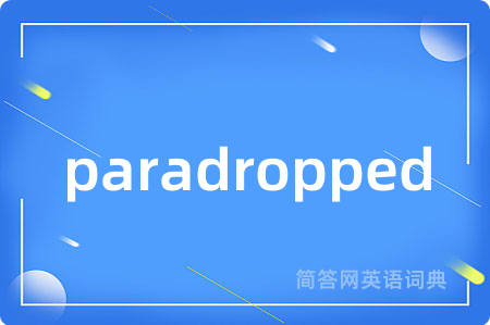 paradropped