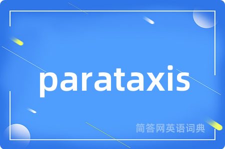 parataxis