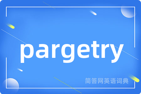 pargetry