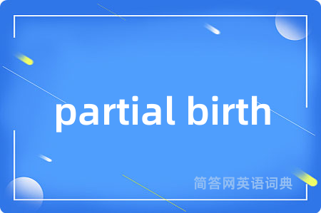 partial birth