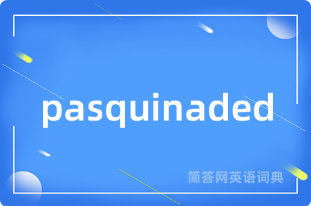 pasquinaded