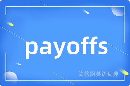 payoffs