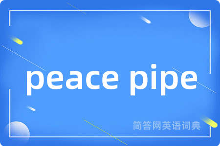 peace pipe