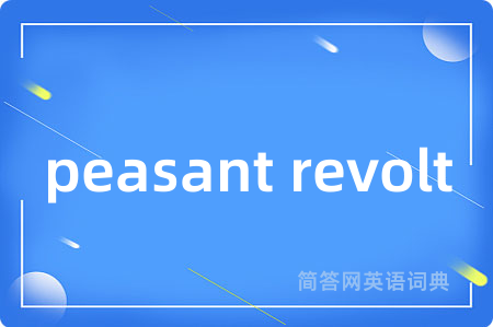 peasant revolt