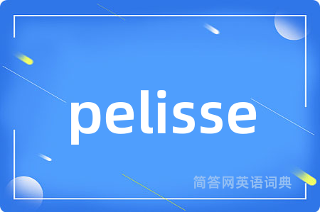 pelisse是什么意思,pelisse的中文翻译 pelisse