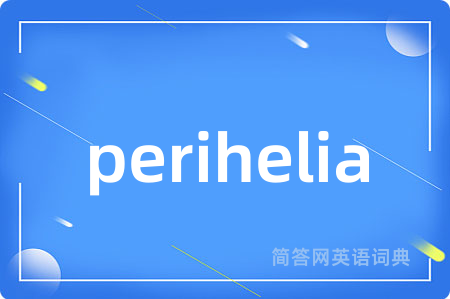 perihelia