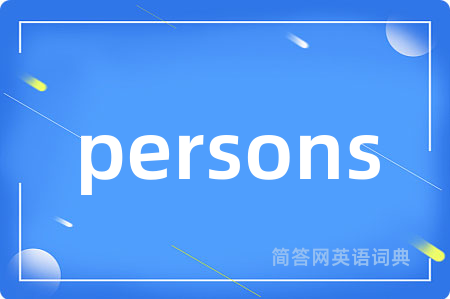 persons