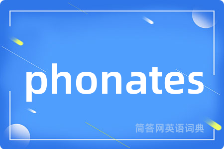 phonates