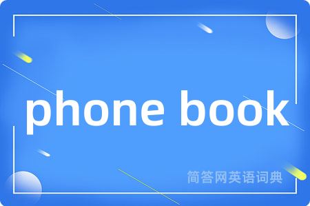 phone book