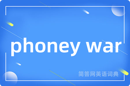 phoney war