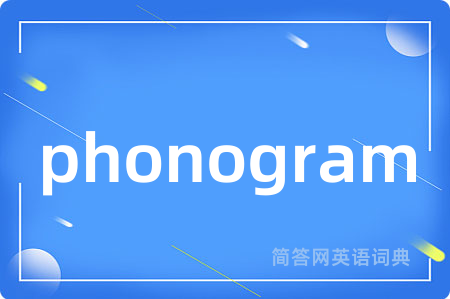 phonogram