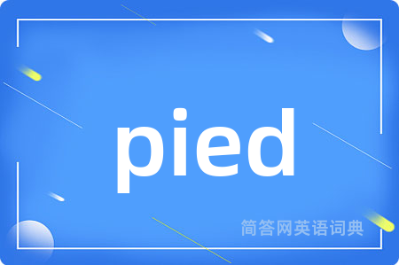 pied