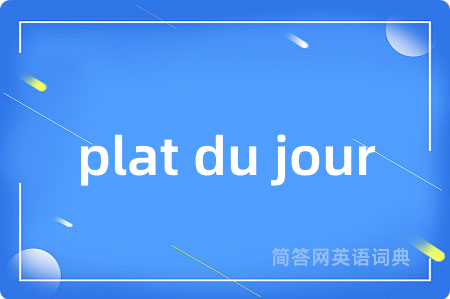 plat du jour