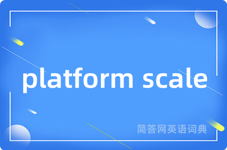 platform scale
