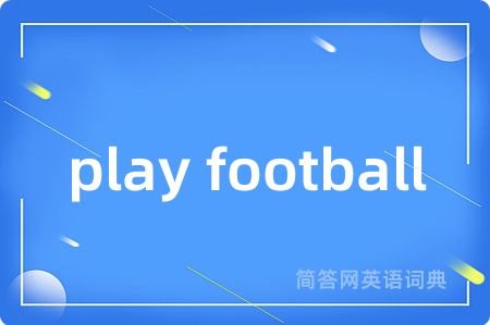play football