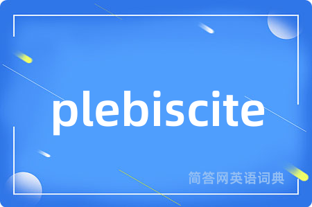 plebiscite