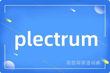plectrum