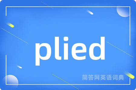 plied