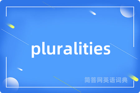 pluralities