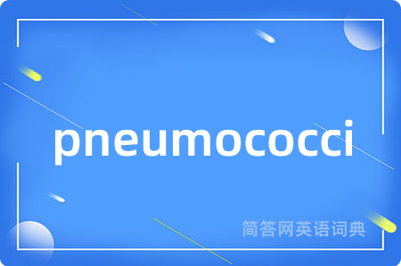 pneumococci