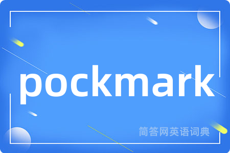 pockmark