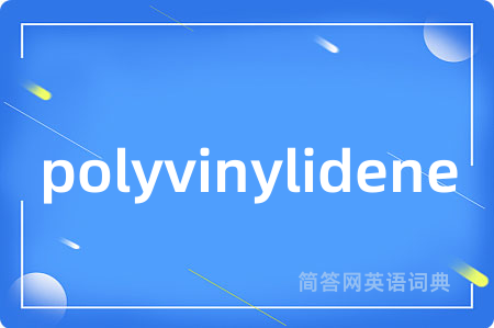 polyvinylidene是什么意思,polyvinylidene的中文翻译 polyvinylidene