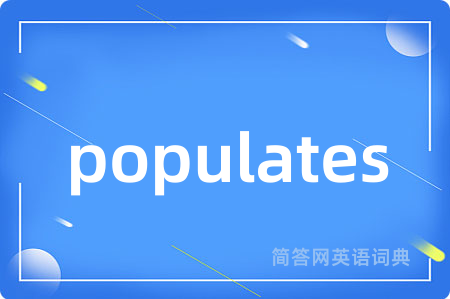 populates
