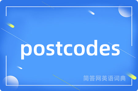 postcodes