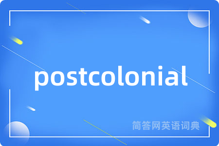postcolonial